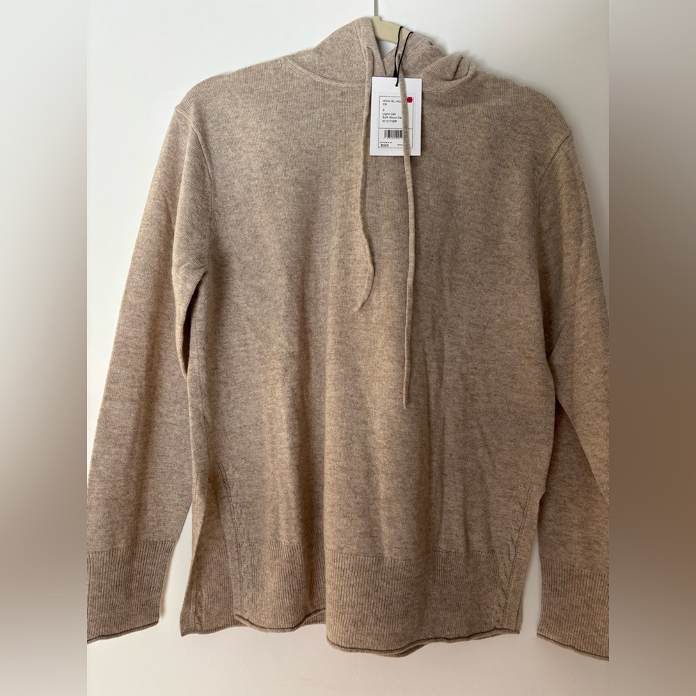 NWT Theory Cashmere Hooded Sweater - Small